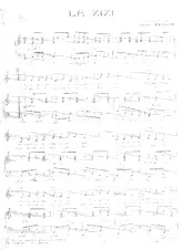 descargar la partitura para acordeón Le ZIZI en formato PDF