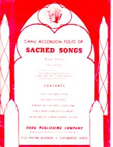 télécharger la partition d'accordéon Aohu Accordion Folio Sacred Songs (Book Three) au format PDF