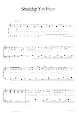 descargar la partitura para acordeón Shaddap you face en formato PDF