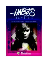 scarica la spartito per fisarmonica habits (Stay high) in formato PDF