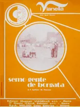 descargar la partitura para acordeón Semo gente de borgata en formato PDF