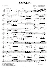 descargar la partitura para acordeón Sangéro en formato PDF