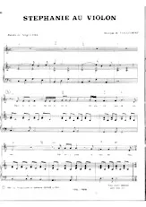 télécharger la partition d'accordéon Stéphanie au violon au format PDF