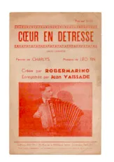 télécharger la partition d'accordéon COEUR EN DETRESSE au format PDF