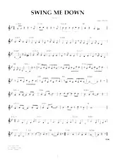 descargar la partitura para acordeón Swing me down en formato PDF