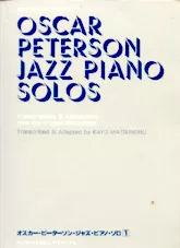 télécharger la partition d'accordéon Jazz Improvisation / Jazz piano Solos  / Trnascribet and Adapted by Kayo Matsunobu au format PDF