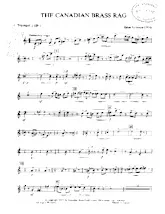 download the accordion score The Canadian Brass Rag (For Brass Quintet) (Parties Cuivres) in PDF format