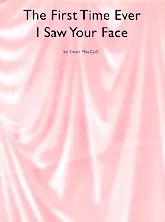 descargar la partitura para acordeón The first time ever I saw your face en formato PDF