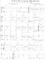 download the accordion score Sur une valse musette in PDF format