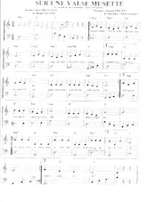 descargar la partitura para acordeón Sur une valse musette en formato PDF