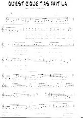 download the accordion score Qu'est c'que t'as fait là in PDF format