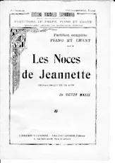 télécharger la partition d'accordéon Les noces de Jeannette (AIR) au format PDF