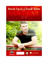 descargar la partitura para acordeón Break up in a small town en formato PDF
