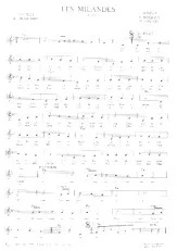 download the accordion score Les milandes in PDF format