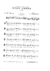descargar la partitura para acordeón MARY-SAMBA en formato PDF